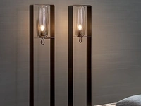Lampada da terra Bio-s in metallo e vetro di Bonaldo