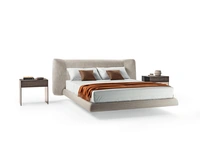 Letto in tessuto imbottito Bed-In 1821 di Lago