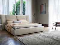 Letto con testiera e box contenitore Youniverse di Bonaldo