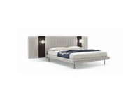 Letto in tessuto con testiera imbottita modulabile Otello di Ditre Italia