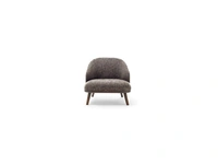 Poltroncina in tessuto con struttura in legno massello St Tropez di Ditre Italia