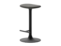 Sgabello Spool in tessuto con struttura in metallo di Veneta Cucine