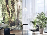 Tavolo Air Slim 2260G in vetro lucido di Lago