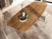 Tavolo in legno Air Soft 2210W di Lago