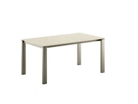 Tavolo allungabile Sinfonia Caranto con piano in ceramica e struttura in metallo di Veneta Cucine