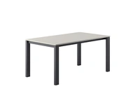 Tavolo Sinfonia con piano in laminato e struttura in metallo di Veneta Cucine