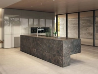 Cucina Design con isola 36e8 Cut Project 2822 di Lago