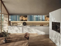 Cucina Design ad angolo NOW Project 2833 di Lago