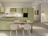 Cucina Moderna con penisola Start-Time J 03 di Veneta Cucine